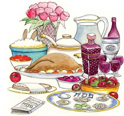 Pesach Table
